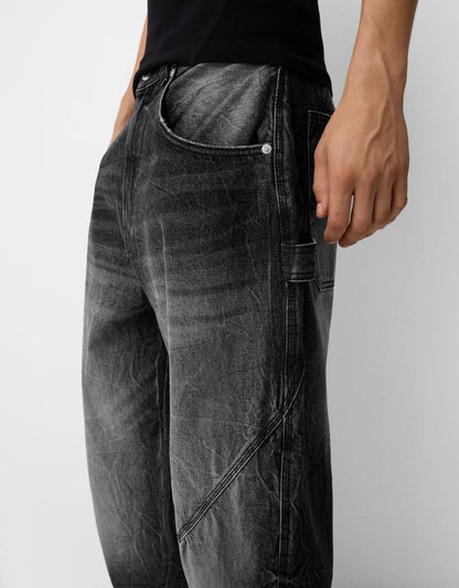 American street fashion jeans