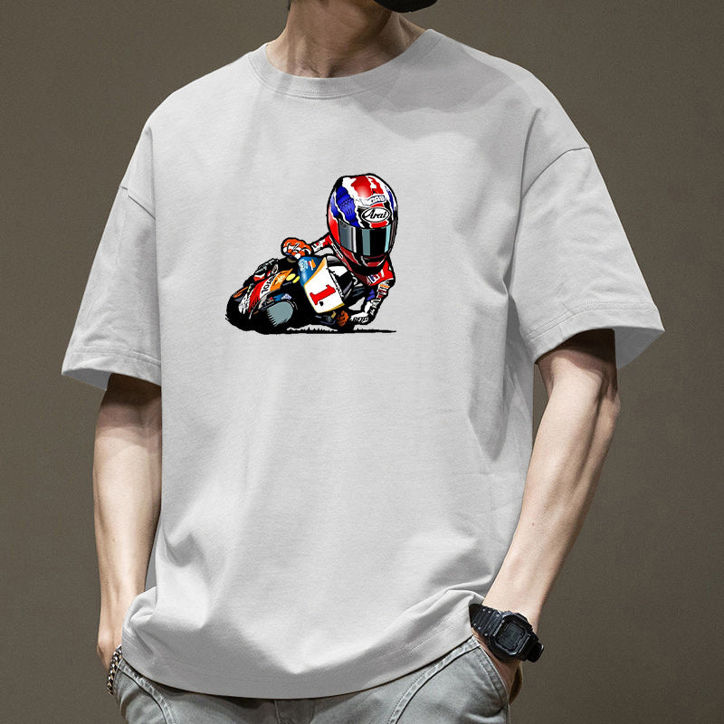 American street fashion T-shirt