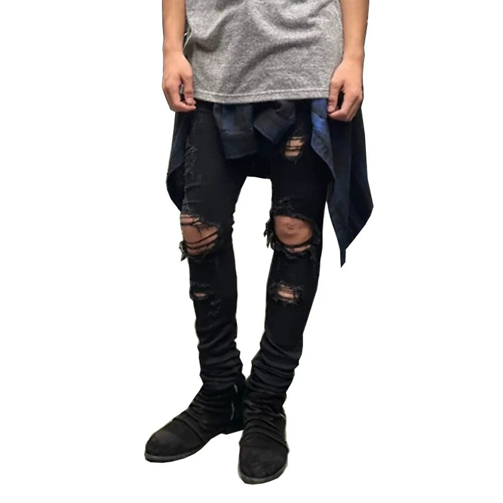 American street fashion jeans